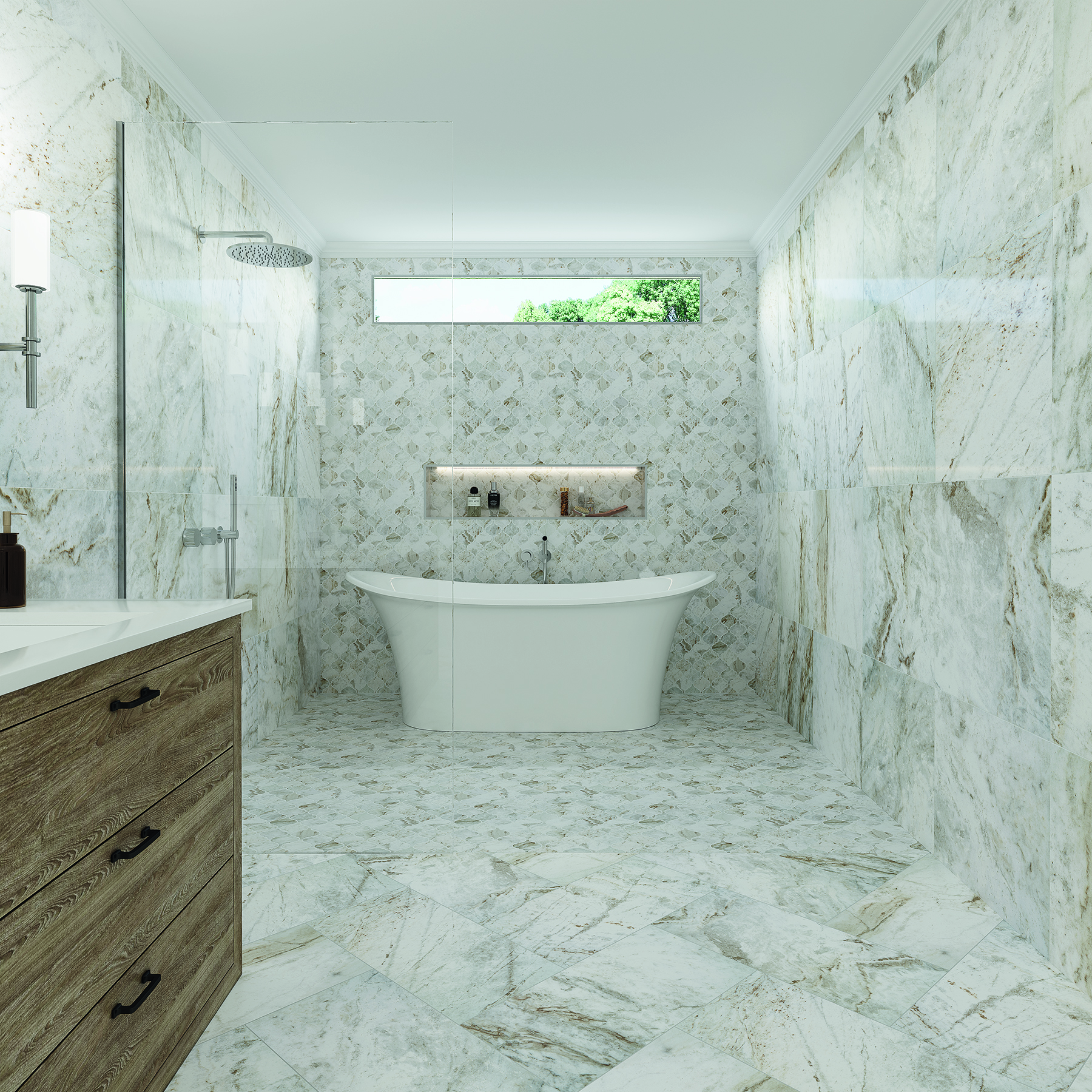 American Olean launches Mythique Marble with Microban - Floor