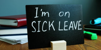 I'm on sick leave