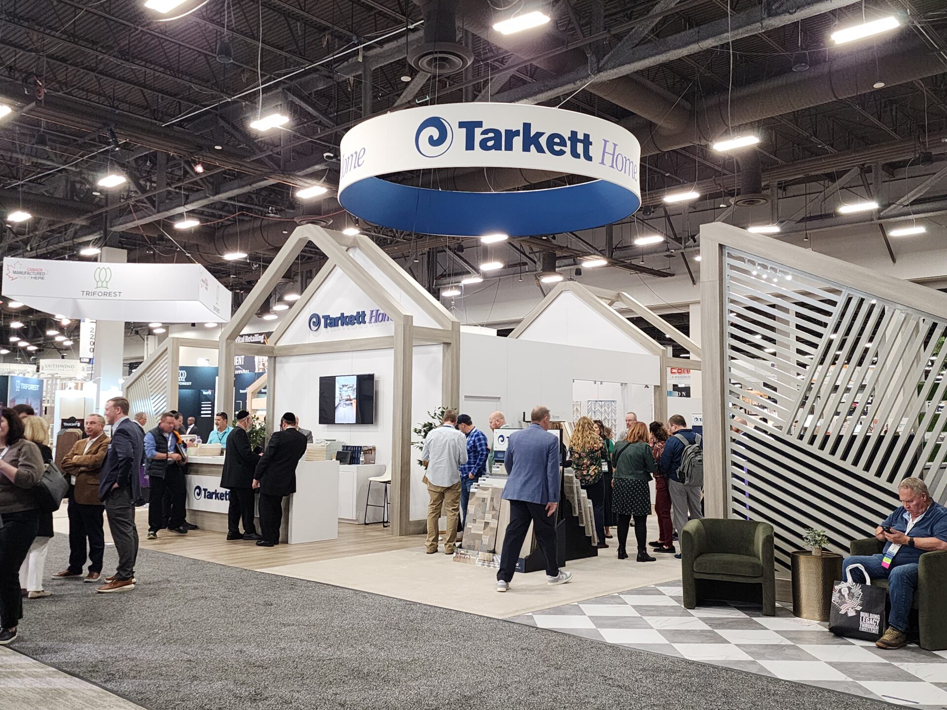 TISE 2024 Carpet mills look to add spark across color spectrum Floor