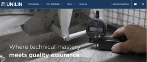 Unilin new website