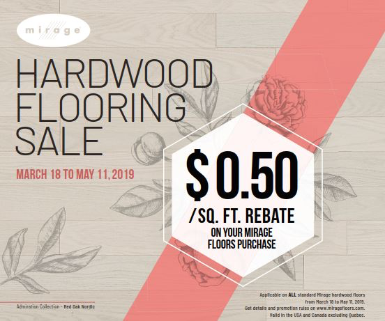 Mirage Launches Spring 2019 Rebate