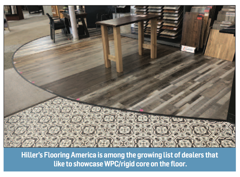 Merchandising Dealers Put Waterproof, Vinyl Flooring Akron Ohio